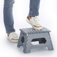 Zeller Klapphocker anthrazit B/H/L: ca. 28x22x35 cm Klapphocker - anthrazit (35,00/28,00/22,00cm) - Zeller