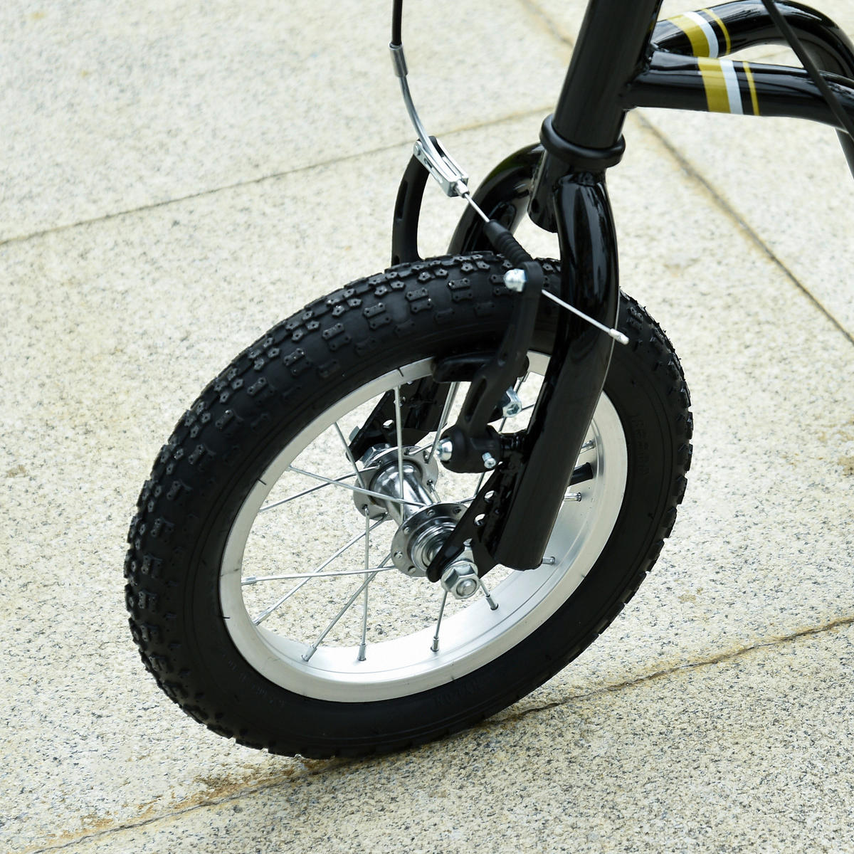 HOMCOM Tretroller schwarz Tretroller - schwarz (120,00/58,00/85,00cm) - HOMCOM