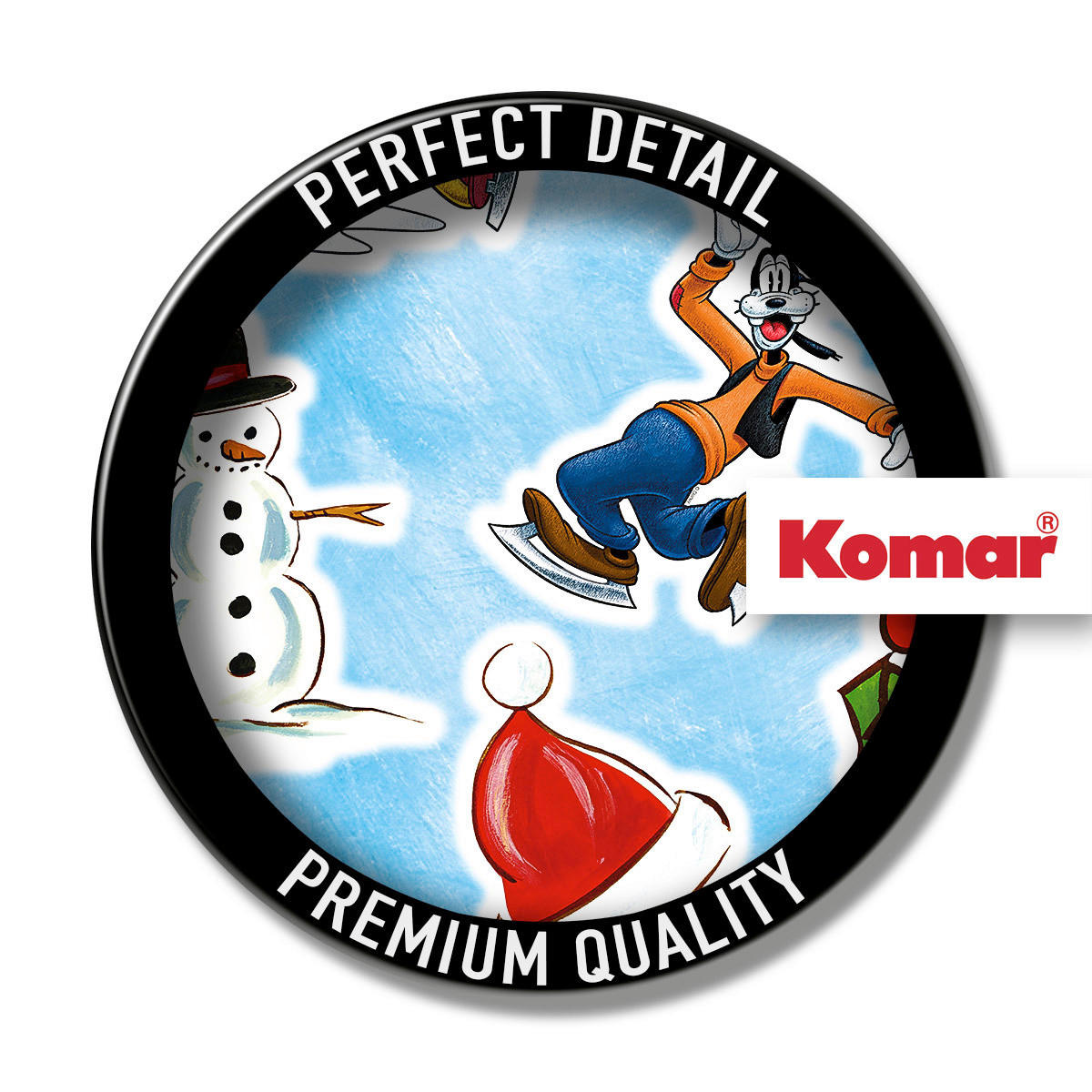 Komar Wandtattoo Mickey Ice slide Disney Mickey Ice slide B/L: ca. 50x70 cm Mickey Ice slide - (50,00/70,00cm) - Komar