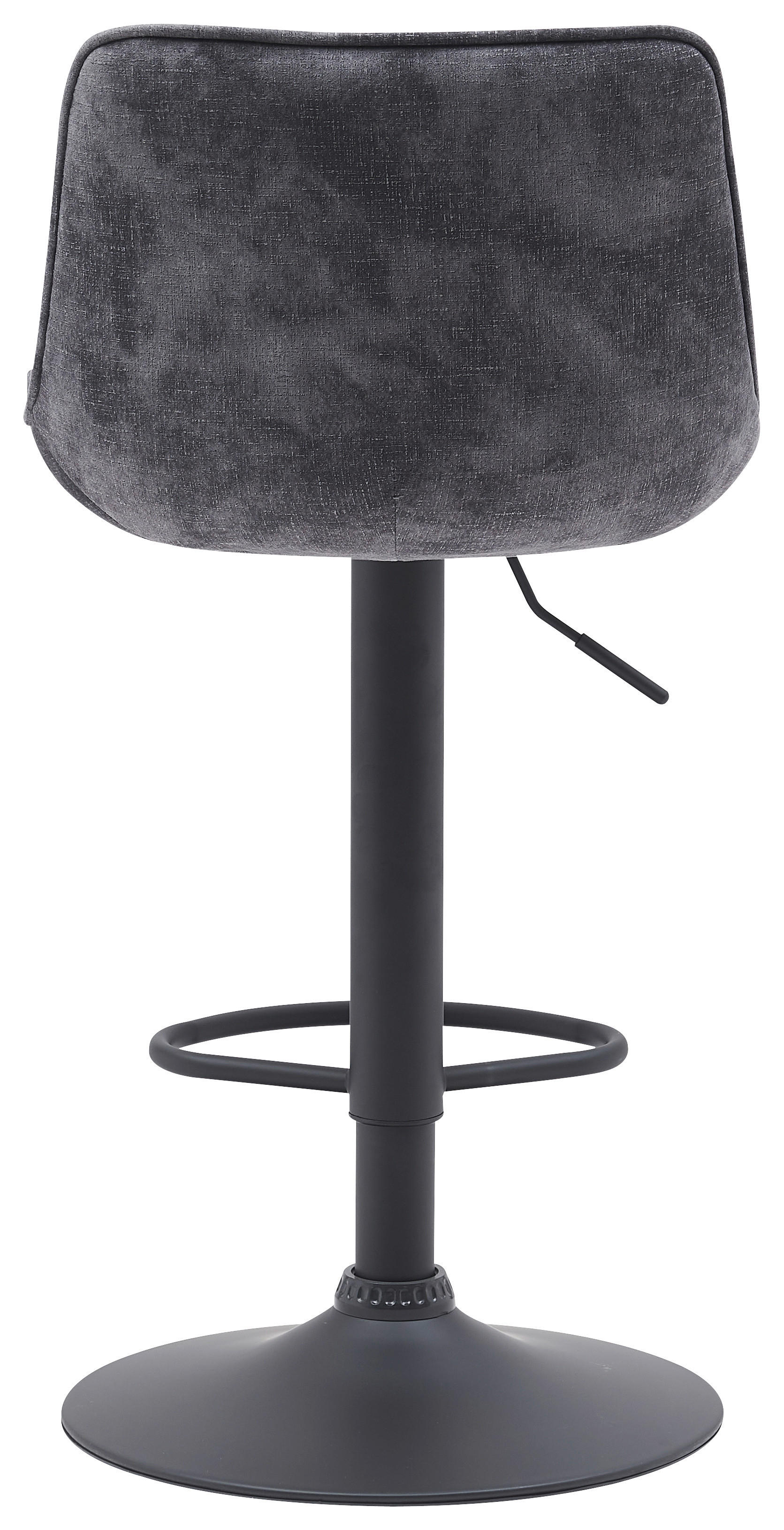 Barhocker Sabine anthrazit Microfaser B/H/T: ca. 44x88x54 cm Sabine - schwarz/anthrazit (44,00/88,00/54,00cm)