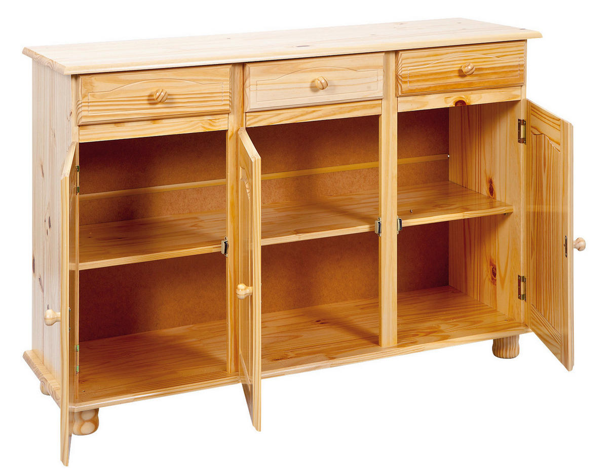 Kommode Abaco natur B/H/T: ca. 130x87x43 cm Abaco - natur (130,00/87,00/43,00cm) - Inter Link