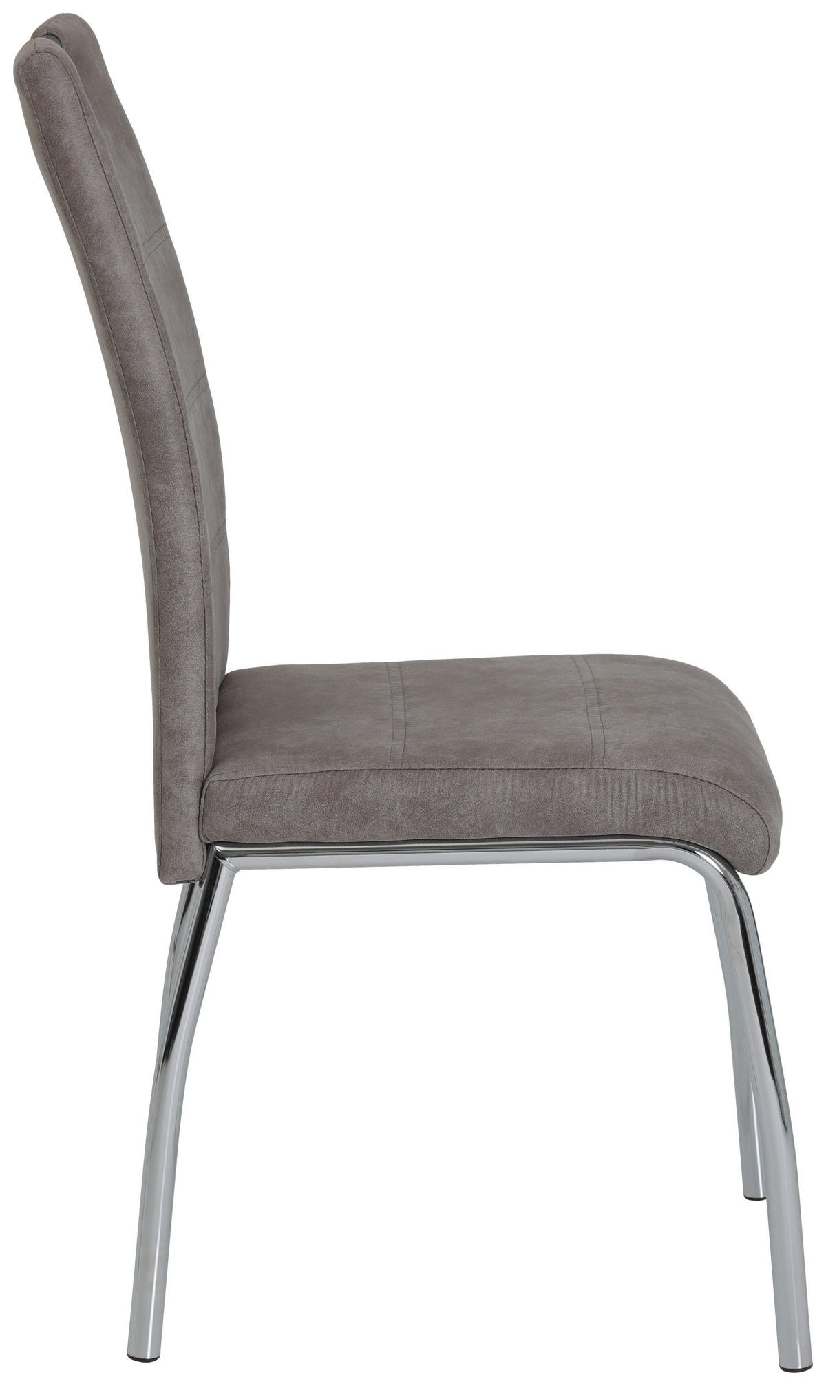 Stuhl Susi 4er Set grau Vintage Microfaser B/H/T: ca. 44x98x61 cm Susi 4er Set - grau (44,00/98,00/61,00cm) - Hela