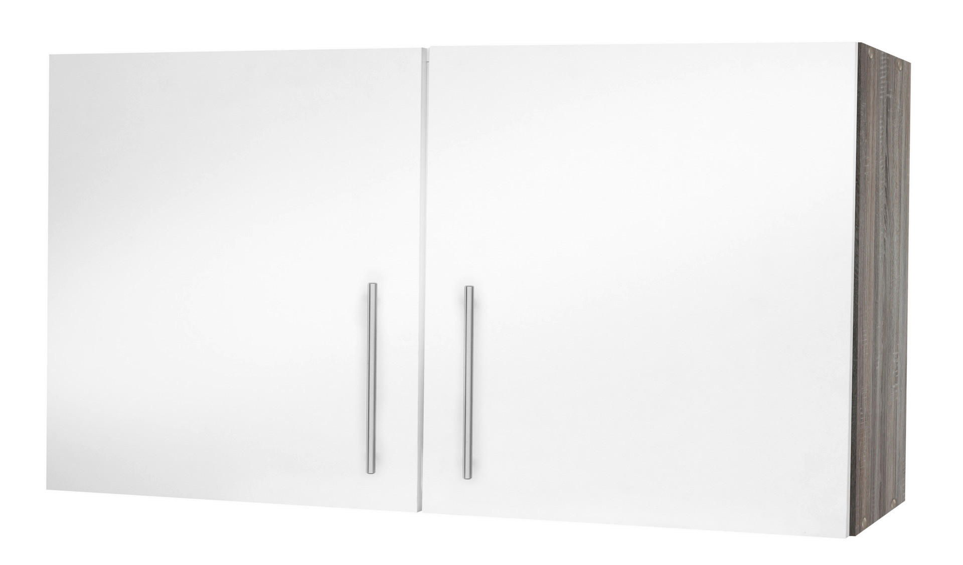 Hängeschrank weiß Hochglanz B/H/T: ca. 100x64x35 cm Judith_Hängeschrank_100cm - weiß/silber (100,00/64,00/35,00cm)