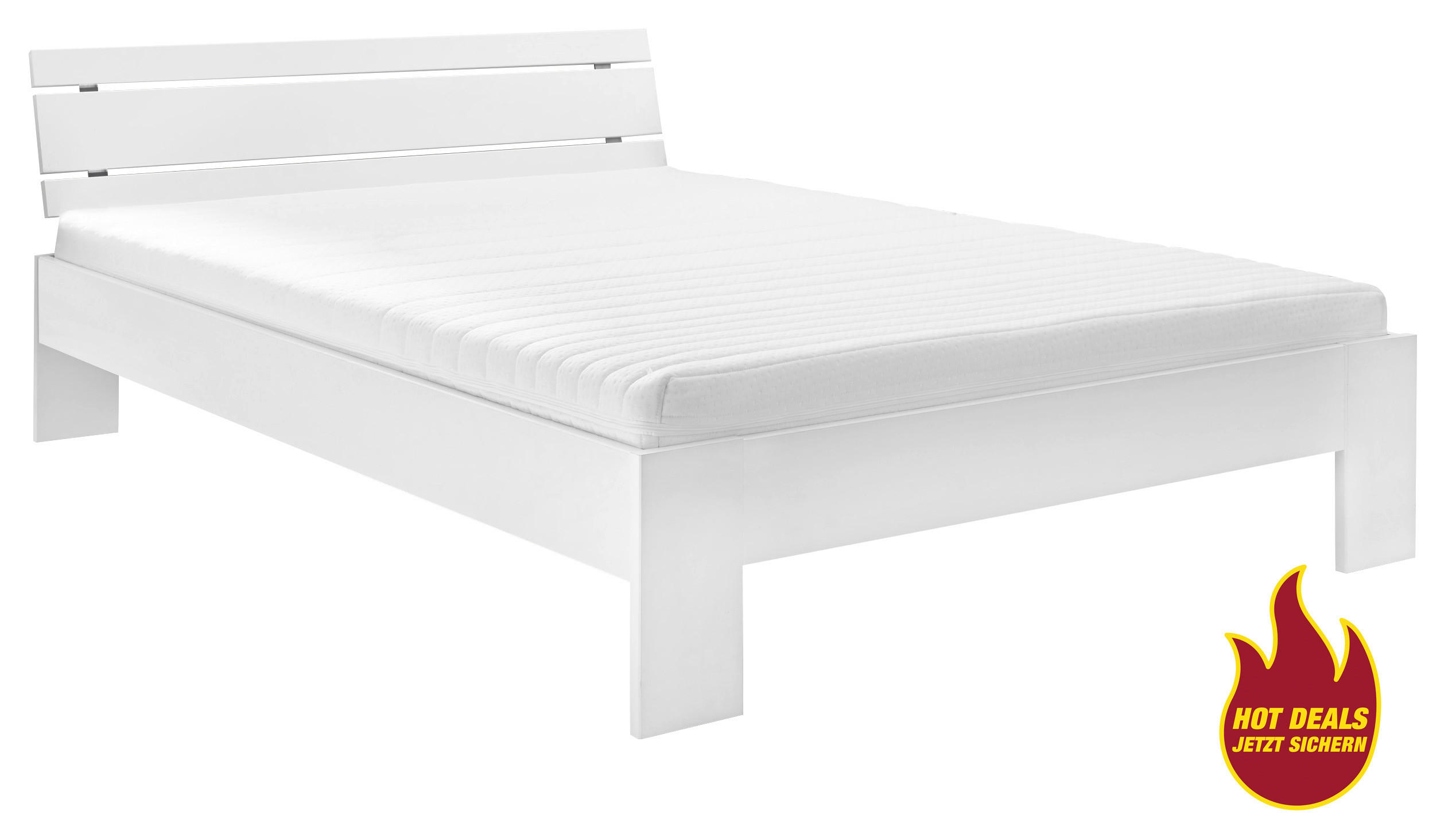 Futonbett Brest weiß Liegefläche B/L: ca. 140x200 cm Brest - weiß (145,00/73,00/213,00cm)