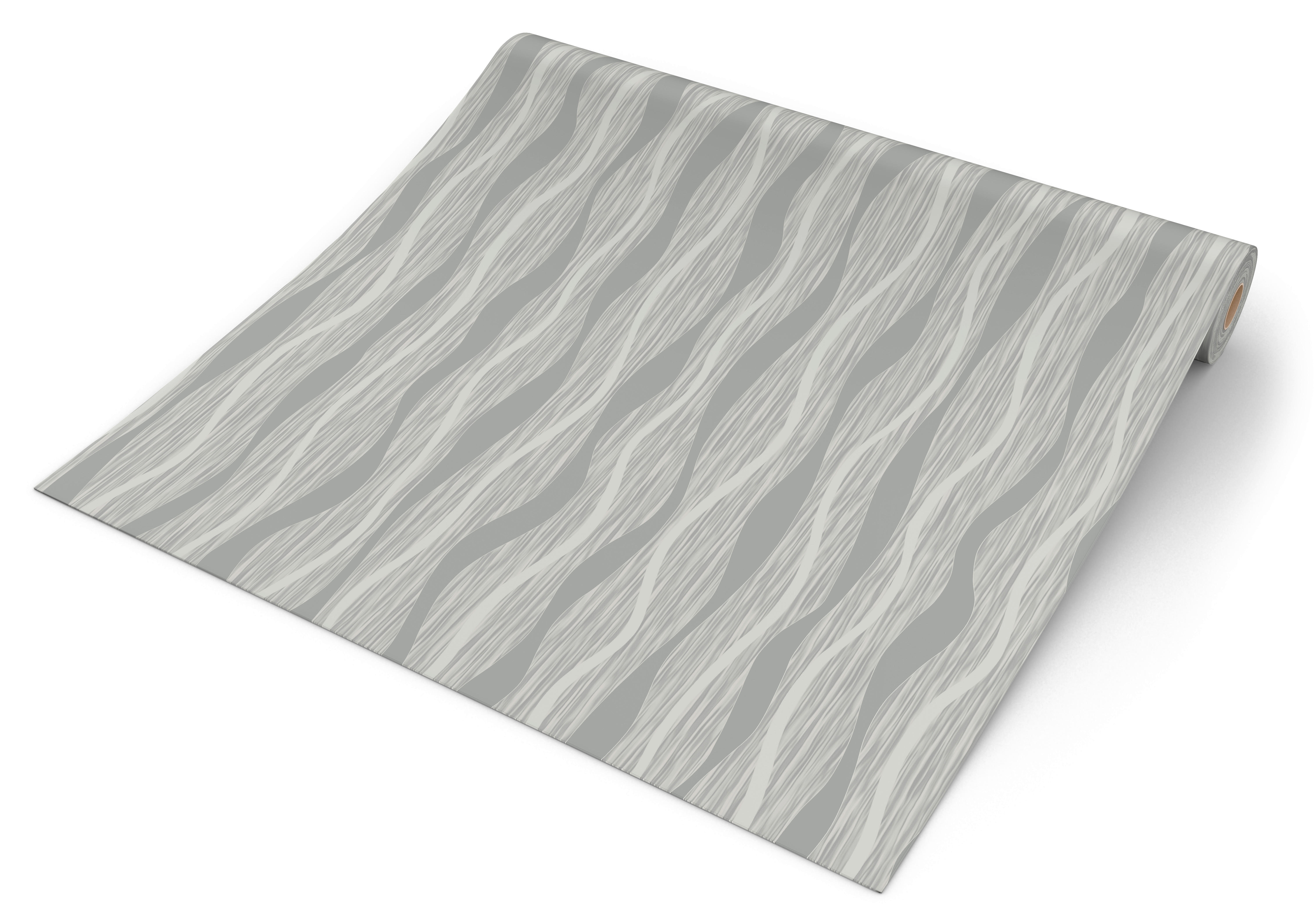 UGEPA Vinyltapete Wellen beige silber B/L: ca. 53x1005 cm glitzernd Vinyltapete_A644-19 - beige/silber (53,00/1005,00cm) - UGEPA