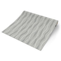 UGEPA Vinyltapete Wellen beige silber B/L: ca. 53x1005 cm glitzernd Vinyltapete_A644-19 - beige/silber (53,00/1005,00cm) - UGEPA