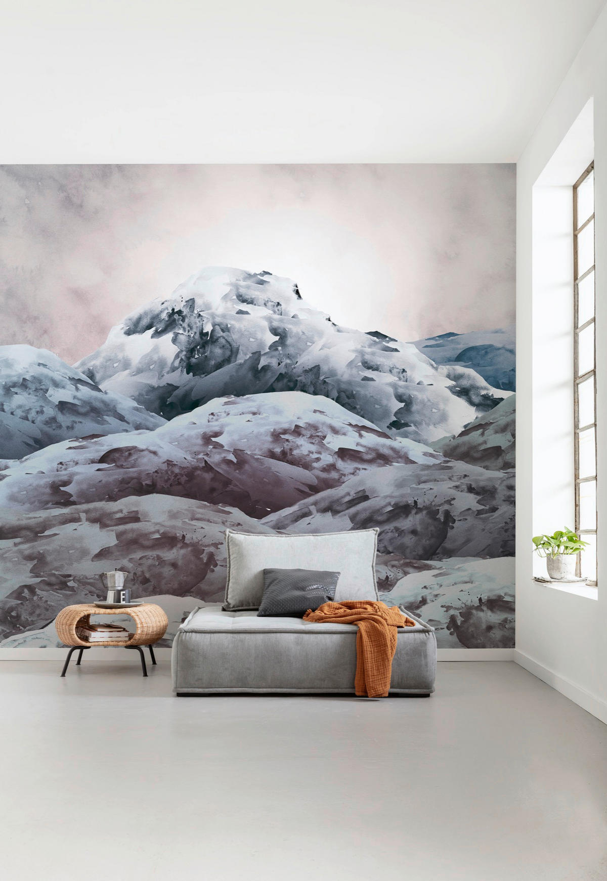 Komar Fototapete Shadow Mountain B/L: ca. 300x280 cm Shadow Mountain - (300,00/280,00cm) - Komar