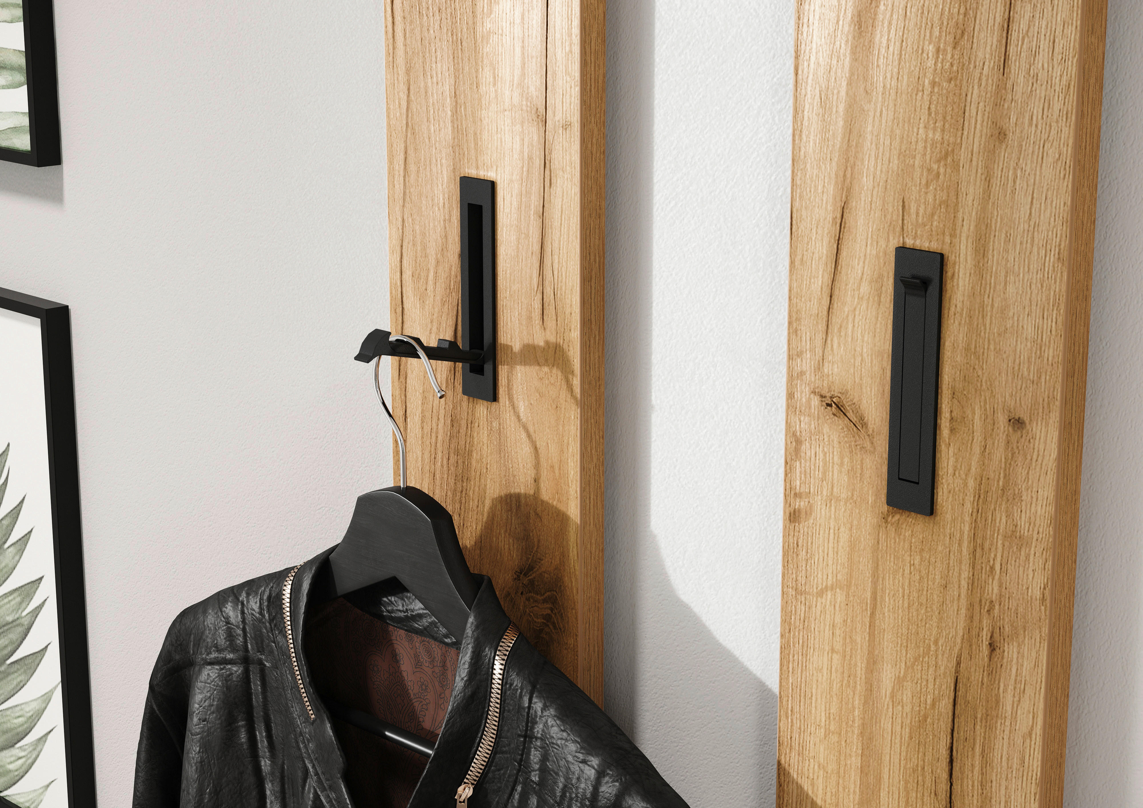 Thumbnail - Garderobenpaneel 3728-243 Eiche Navarra Nachbildung B/H/T: ca. 15x170x3 cm