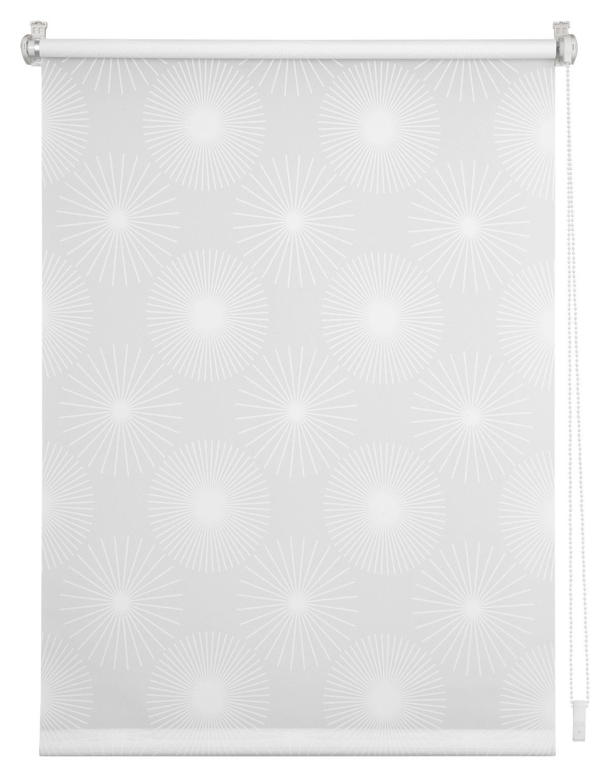 Rollo Sonne weiß B/L: ca. 120x150 cm Sonne - weiß (120,00/150,00cm) - LICHTBLICK