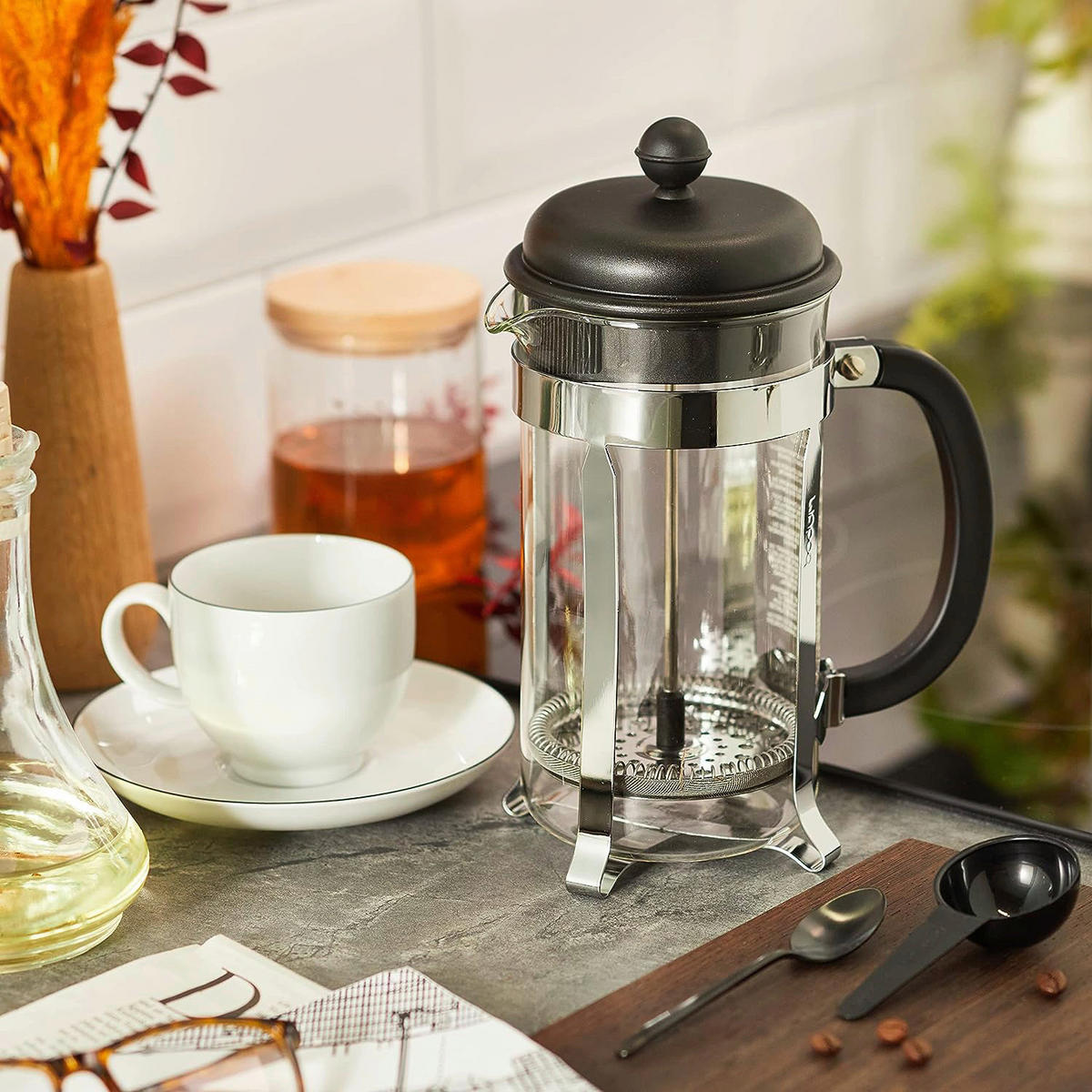 Bodum Kaffeebereiter 1918-01B transparent Glas 1918-01B - transparent - Bodum