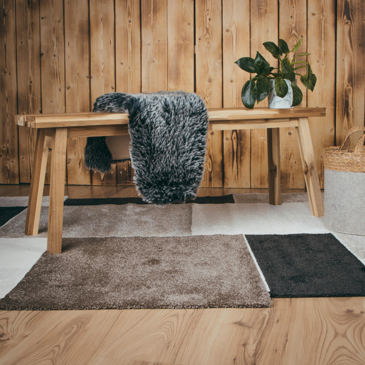 Obsession Teppich My Frost taupe B/L: ca. 160x230 cm My Frost - taupe (160,00/230,00cm) - Obsession