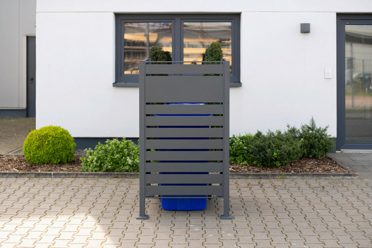 Westmann MülltonnenverkleidungBox Planum Box Planum - anthrazit (90,00/90,00/150,00cm) - Westmann