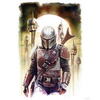 Komar Poster Mandalorian Impaler Disney B/L: ca. 40x50 cm Mandalorian Impaler - (40,00/50,00cm) - Komar