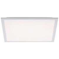 Just Light Deckenleuchte 12201-16 Flat weiß Kunststoff B/H/L: ca. 45x6x45 cm 1 Brennstellen Flat - weiß (45,00/45,00/6,00cm) - Just Light