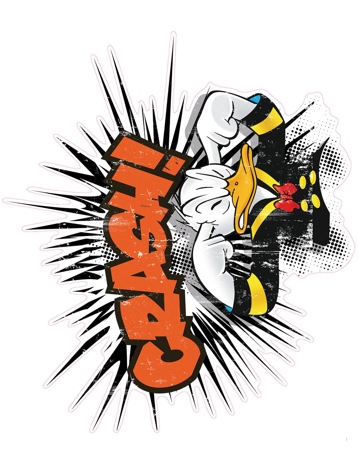 Komar Fototapete Donald crash XXL B/L: ca. 127x160 cm Donald crash XXL - (127,00/160,00cm) - Komar