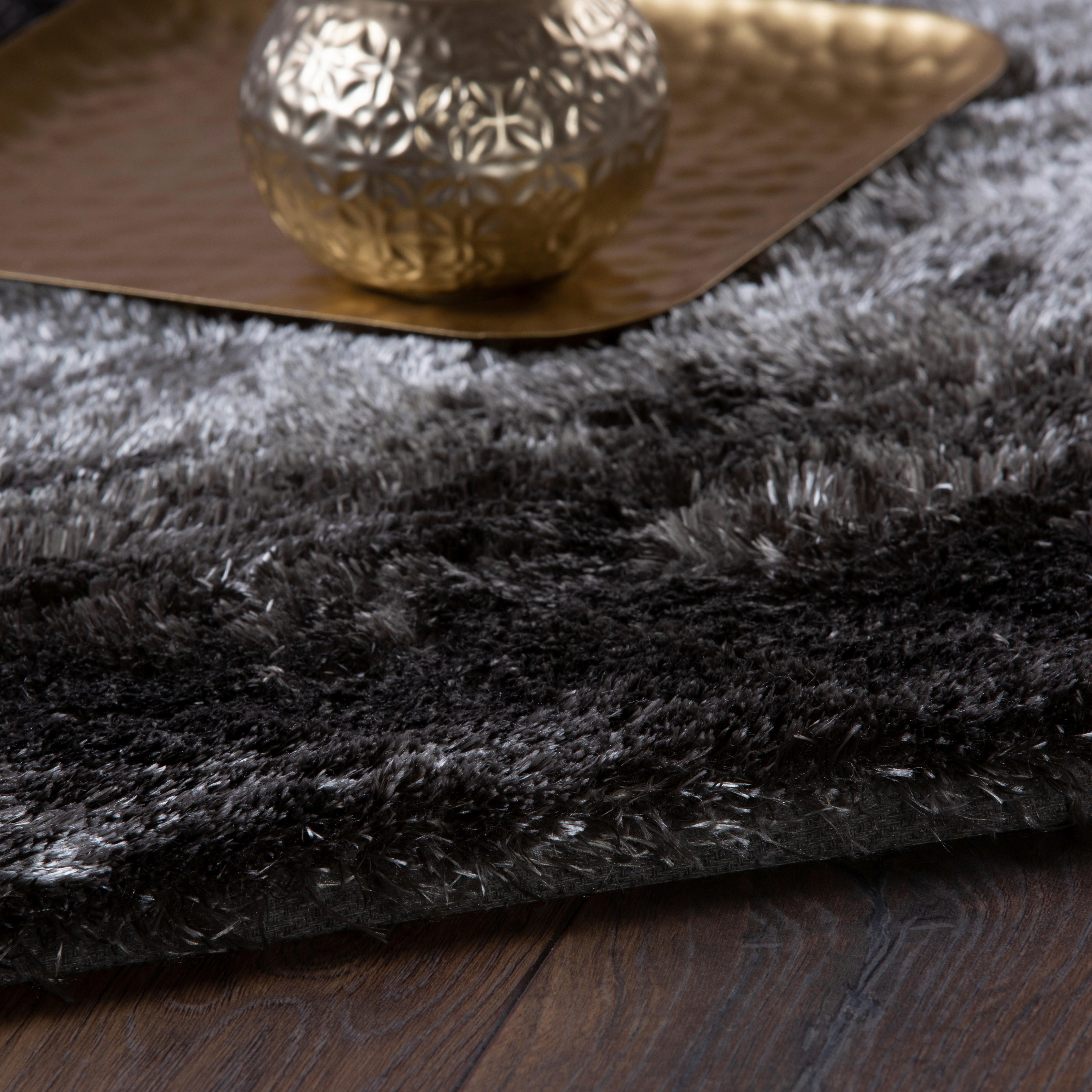 Obsession Teppich My Glitter Graphit B/L: ca. 160x230 cm My Glitter - Graphit (160,00/230,00cm) - Obsession
