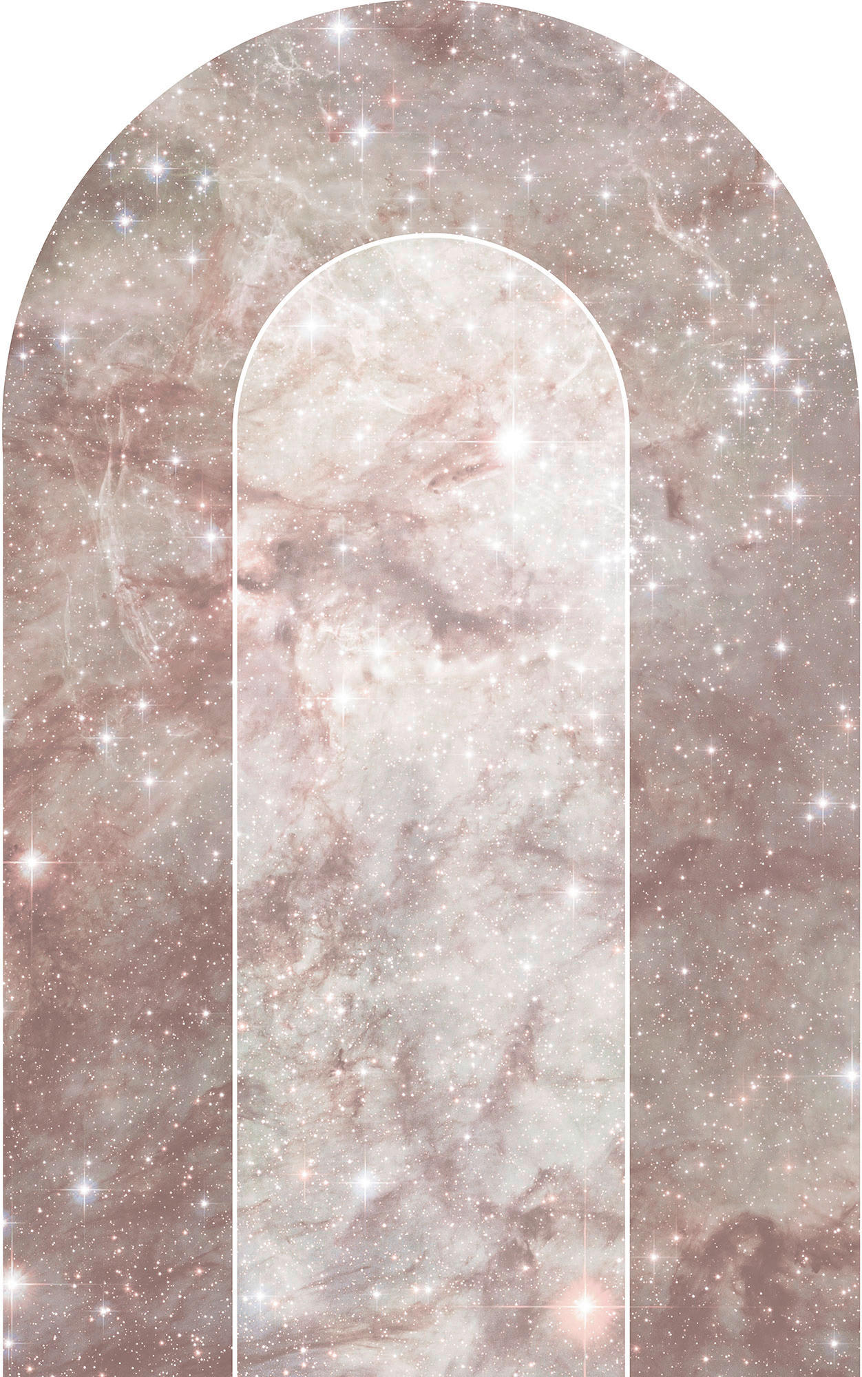 Komar Fototapete Mauve Diamond B/L: ca. 127x200 cm Mauve Diamond - (127,00/200,00cm) - Komar