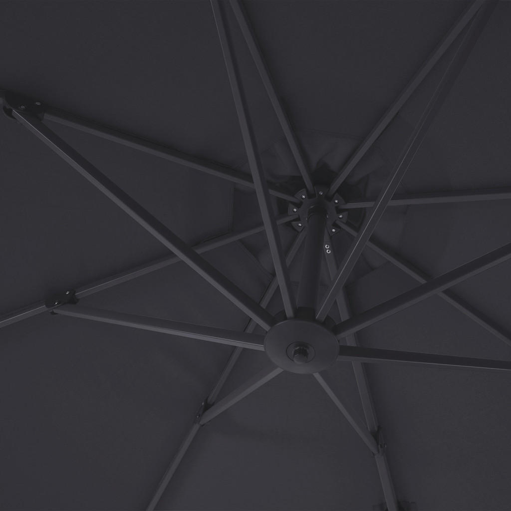 Thumbnail - AXI Outdoor Living Ampelschirm Cyrus grau Metall B/H/L: ca. 300x250x300 cm