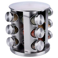 Alpina Gewürzregal silber Edelstahl H/D: ca. 23x19 cm Gewürzregal - silber (19,00/23,00cm) - alpina