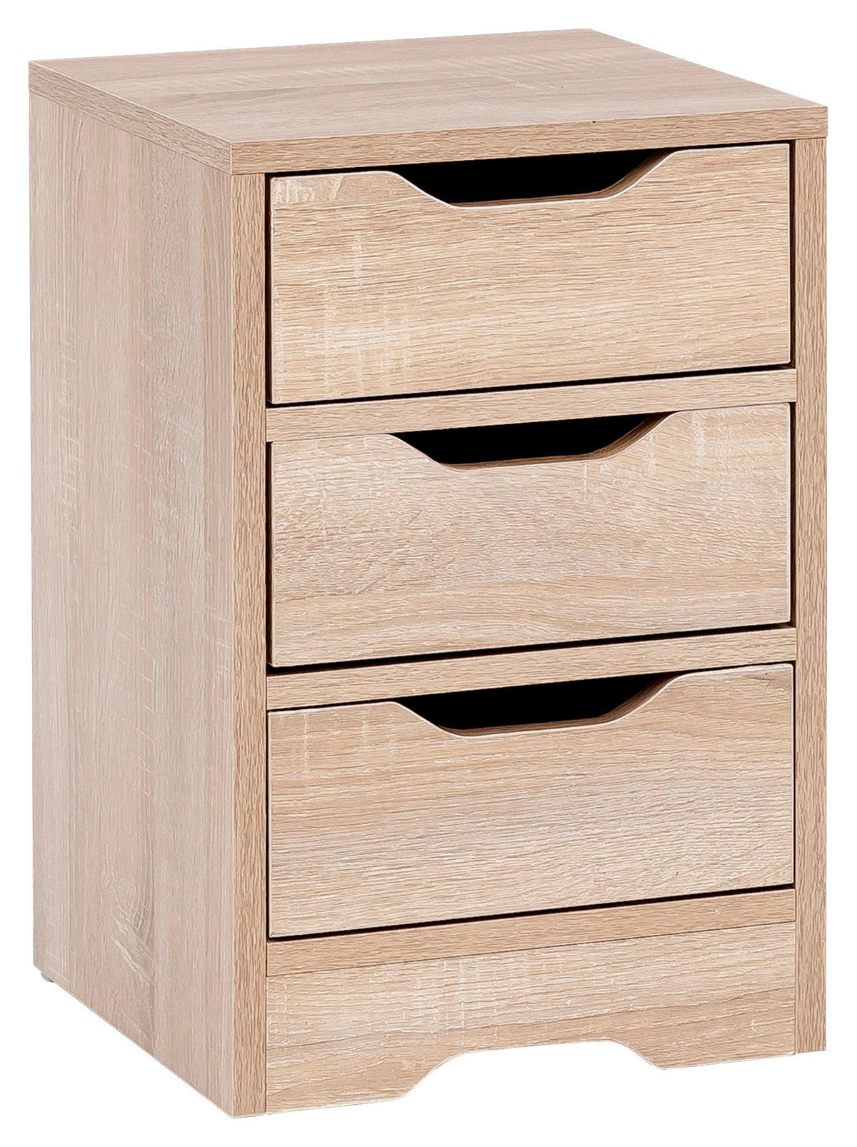 Nachtkonsole Sonoma Nachbildung B/H/T: ca. 31x49x31 cm Nachtkonsole - (31,00/49,00/31,00cm) - Wohnling