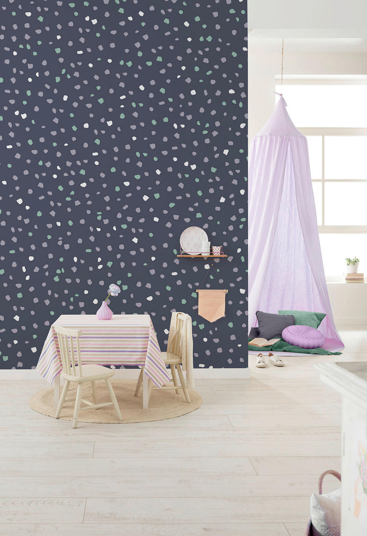 Komar Fototapete Dotty Dance B/L: ca. 200x250 cm Dotty Dance - (200,00/250,00cm) - Komar