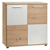 Kommode Zero Eiche Artisan Oak Nachbildung weiß B/H/T: ca. 72x72x34 cm Zero - Eiche/weiß (72,00/72,00/34,00cm)