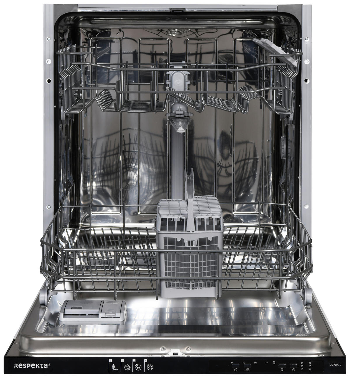 Respekta Küchenblock Amanda weiß Hochglanz B/H/T: ca. 310x200x60 cm Amanda - weiß/Edelstahloptik (310,00/200,00/60,00cm) - Respekta