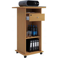 VCM Beamer-Stand Rollwagen Schublade buche Beamer-Stand Neta - buche (60,00/108,00/50,00cm) - VCM