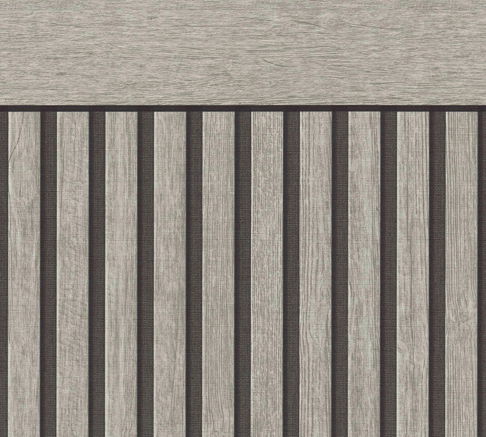 Vliestapete Holzoptik grau schwarz B/L: ca. 106x5000 cm Vliestapete_39956-2 - schwarz/grau (106,00/5000,00cm)