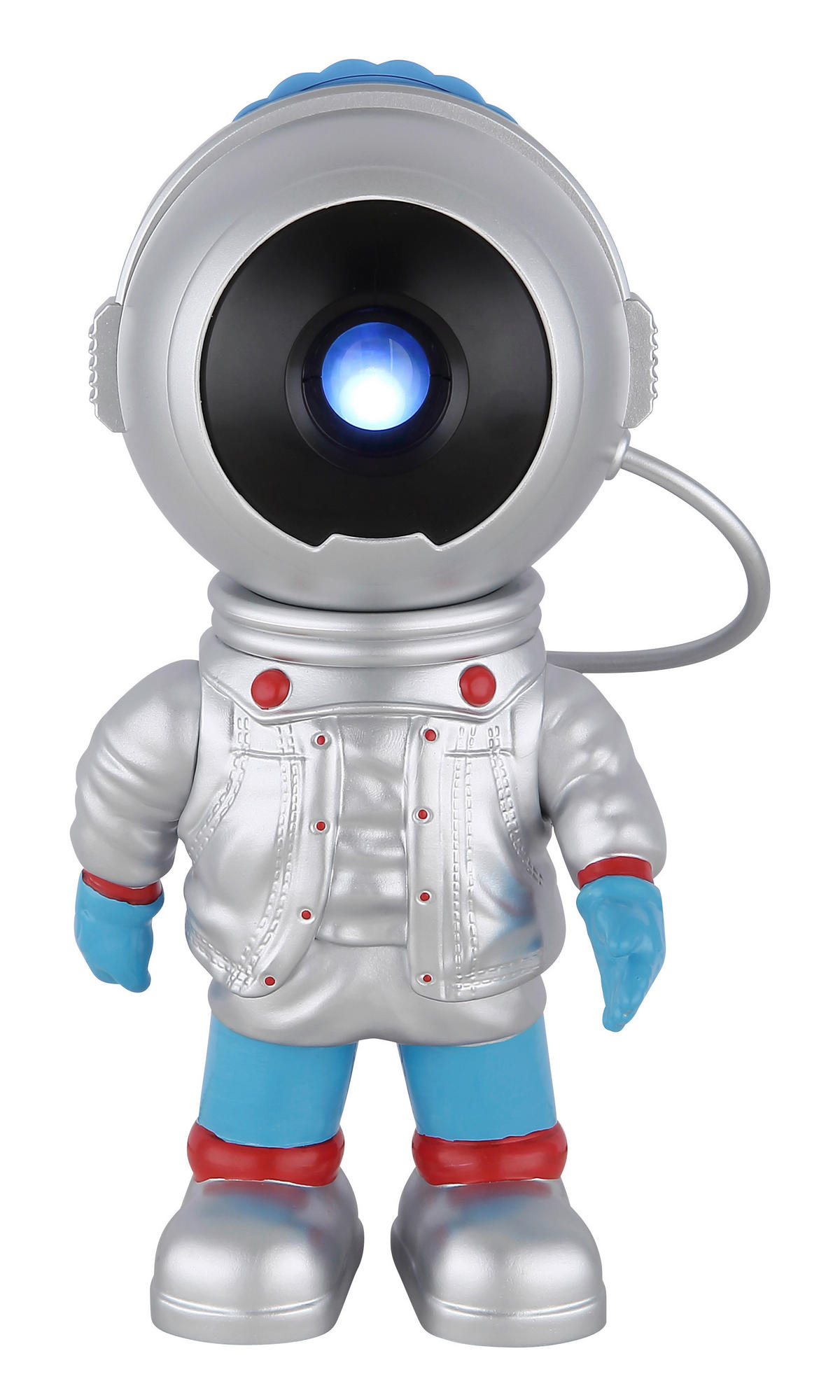 GLOBO Tischleuchte silber bunt schwarz PVC Kunststoff B/H/L: ca. 7x18,5x9,5 cm 1 Brennstellen COSMO - bunt/schwarz (9,50/7,00/18,50cm) - GLOBO