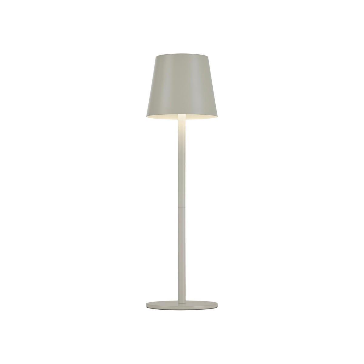 Just Light Akku-Tischleuchte EURIA 19250-40 beige Greige Metall Kunststoff B/H/D: ca. 11x37x11 cm 1 Brennstellen EURIA - beige/Greige (11,00/37,00cm) - Just Light