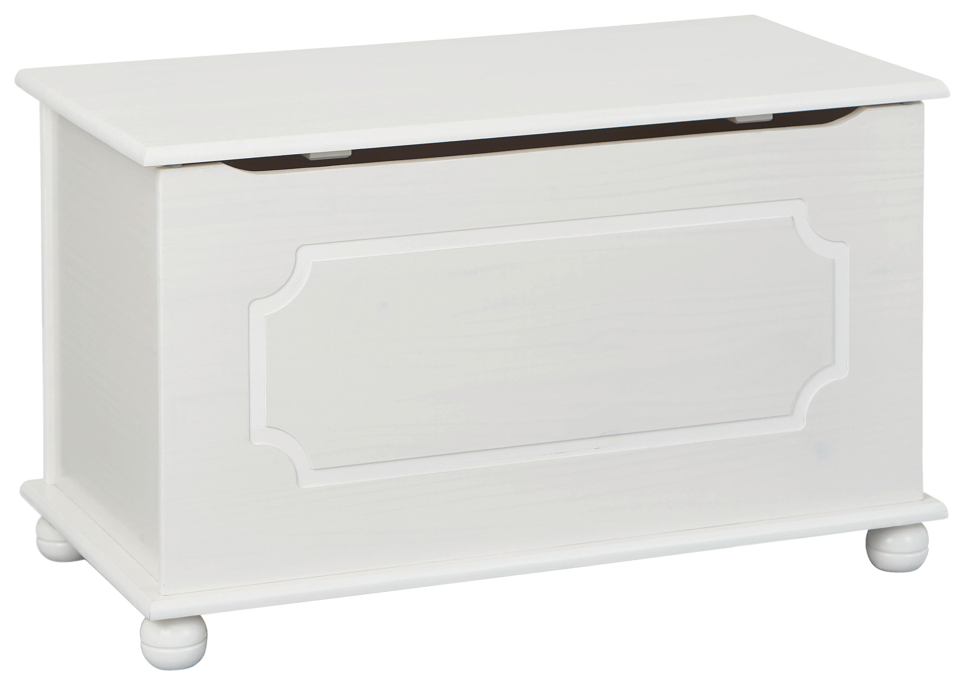 Truhe Emel weiß Kiefer B/H/T: ca. 53x47x89 cm Emel - weiß (53,00/47,00/89,00cm)