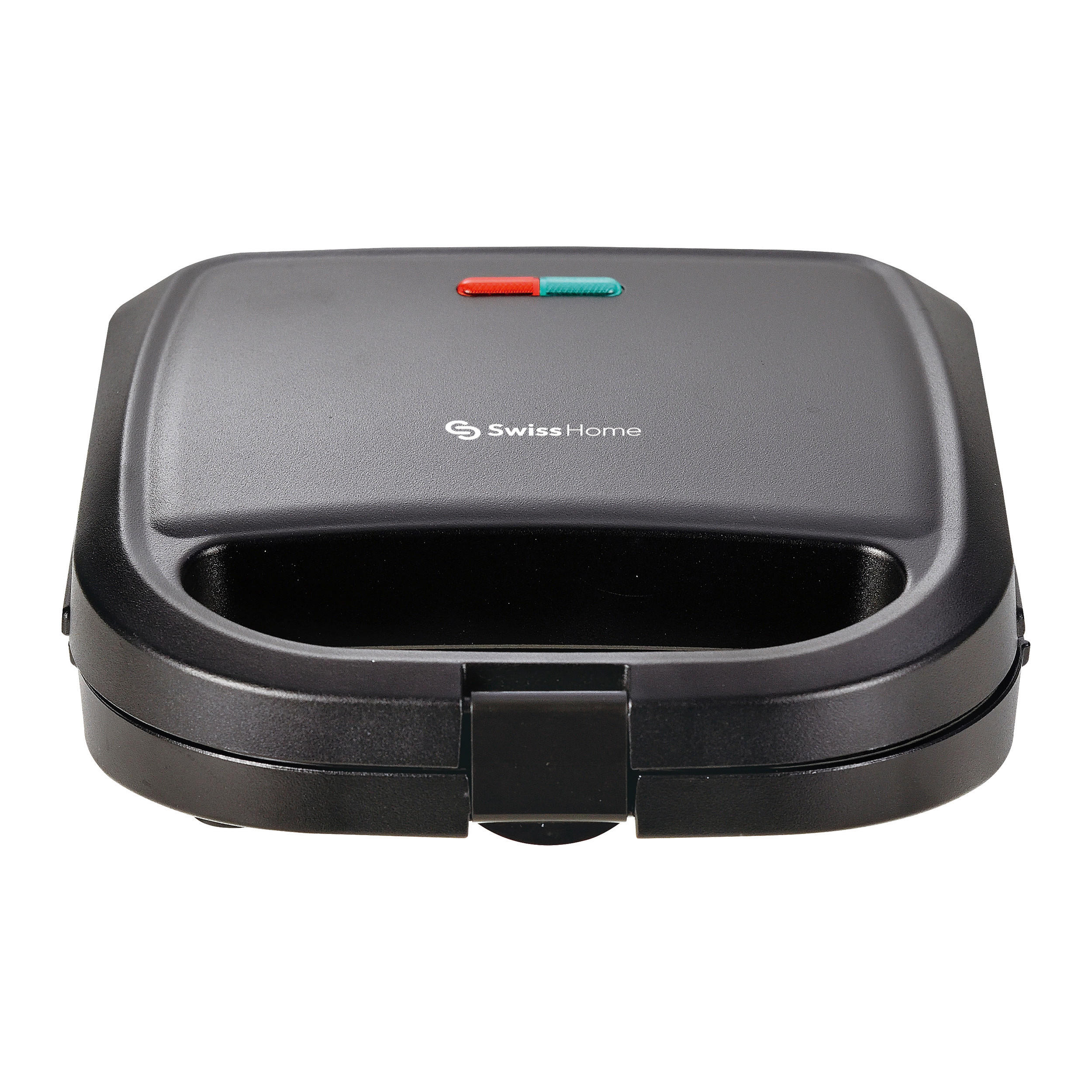 SWISS HOME Sandwichmaker schwarz Edelstahl B/H/L: ca. 11,5x24,5x24 cm PETIT - schwarz (24,00/11,50/24,50cm) - SWISS HOME