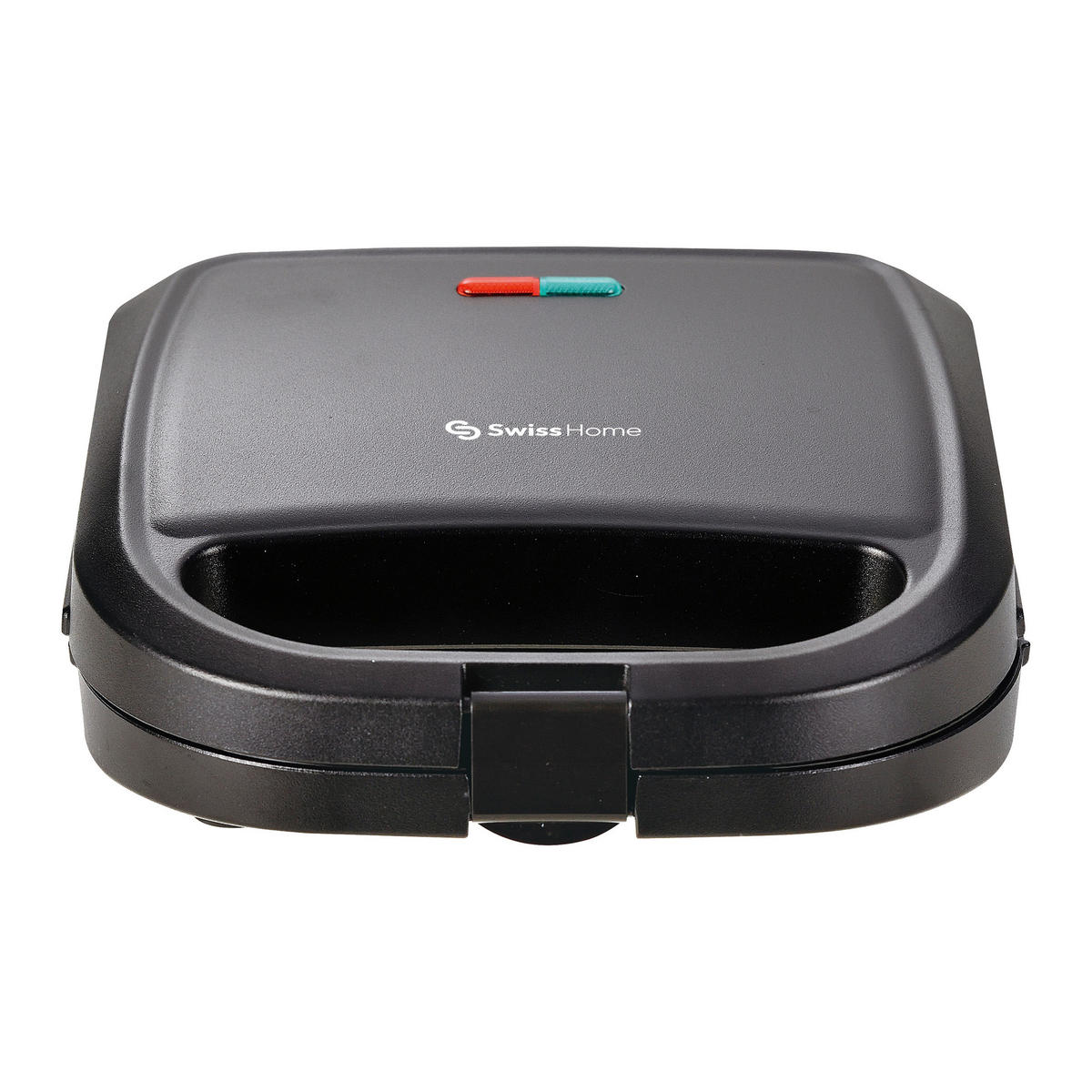 SWISS HOME Sandwichmaker schwarz Edelstahl B/H/L: ca. 11,5x24,5x24 cm PETIT - schwarz (24,00/11,50/24,50cm) - SWISS HOME