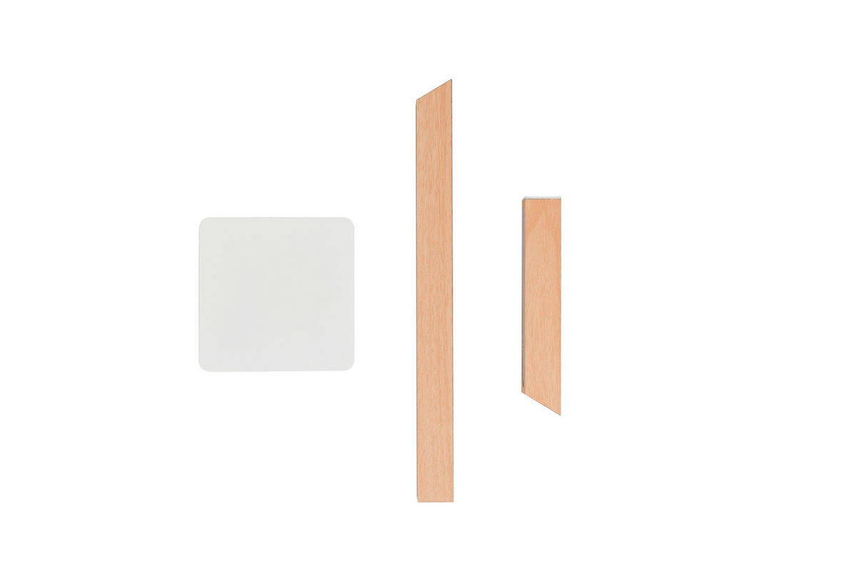 Reality LED Tischleuchte SKIP braun MDF B/H/T: ca. 11x37,5x14,5 cm 1 Brennstellen Skip - braun (11,00/37,50/14,50cm) - Reality