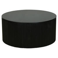 Couchtisch OWEN schwarz H/D: ca. 36x80 cm OWEN - schwarz (80,00/36,00cm) - byLIVING