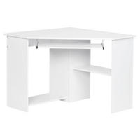 Eckschreibtisch weiß matt B/H/T: ca. 127x73x88,5 cm Eckschreibtisch - weiß (127,00/73,00/88,50cm) - Wohnling