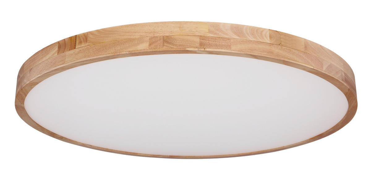 GLOBO Deckenleuchte braun Holz Metall H/D: ca. 11x80 cm 1 Brennstellen Rainer - braun (80,00/11,00cm) - GLOBO