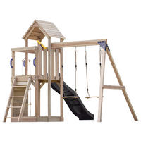 AXI Spielturm Moos braun B/H/L: ca. 342x267x375 cm Moos - braun/grau (375,00/342,00/267,00cm) - AXI