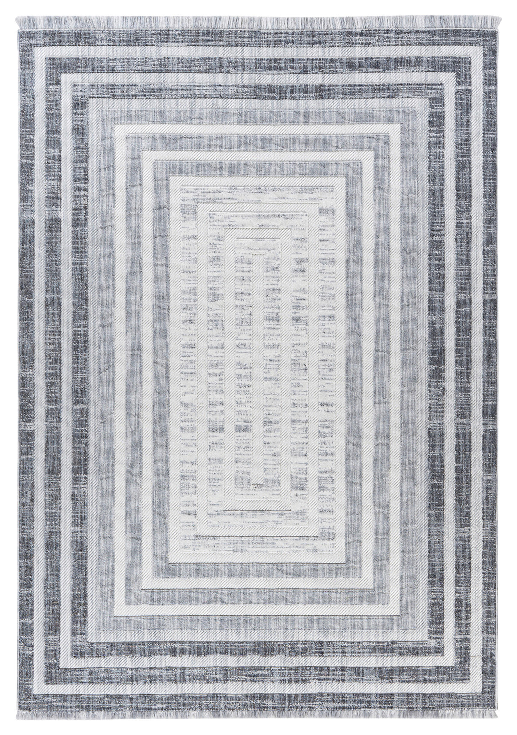 360Living Teppich Sarai grau B/L: ca. 160x230 cm Sarai - grau (160,00/230,00cm) - 360Living