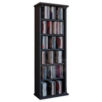 Regal Vetro schwarz Holzwerkstoff B/H/T: ca. 31x91,5x18 cm Vetro - schwarz (31,00/91,50/18,00cm) - VCM Möbel