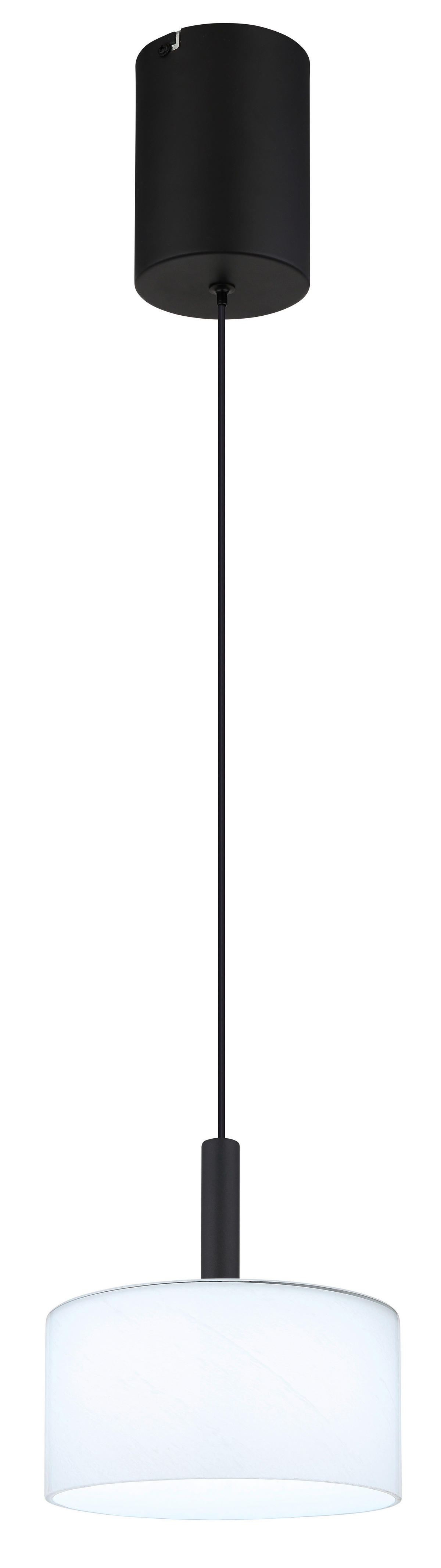 GLOBO Pendelleuchte TRENTON - Opal/mattschwarz (20,00/150,00cm) - GLOBO