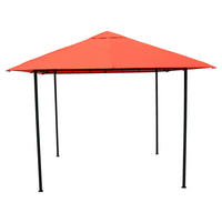 Grasekamp Pavillon Amalfi Flex terra Stahl B/H/L: ca. 300x253x300 cm Amalfi Flex - terra (300,00/300,00/253,00cm) - Grasekamp