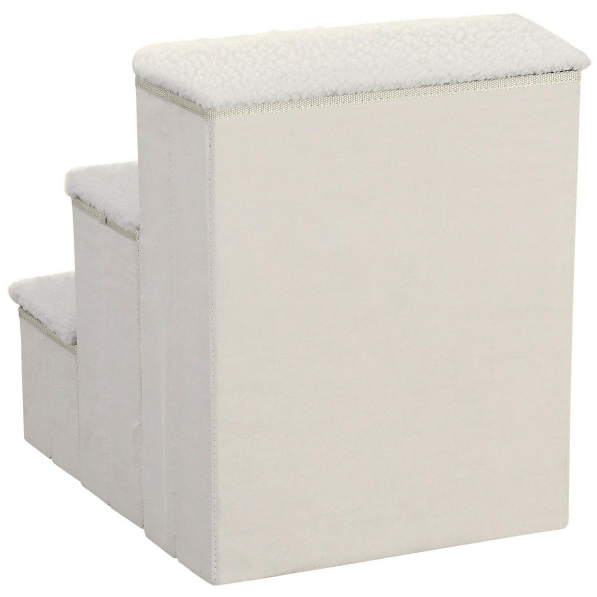 PawHut Haustiertreppe weiß MDF B/H/L: ca. 54x48x40 cm Haustiertreppe - weiß (40,00/54,00/48,00cm) - PawHut