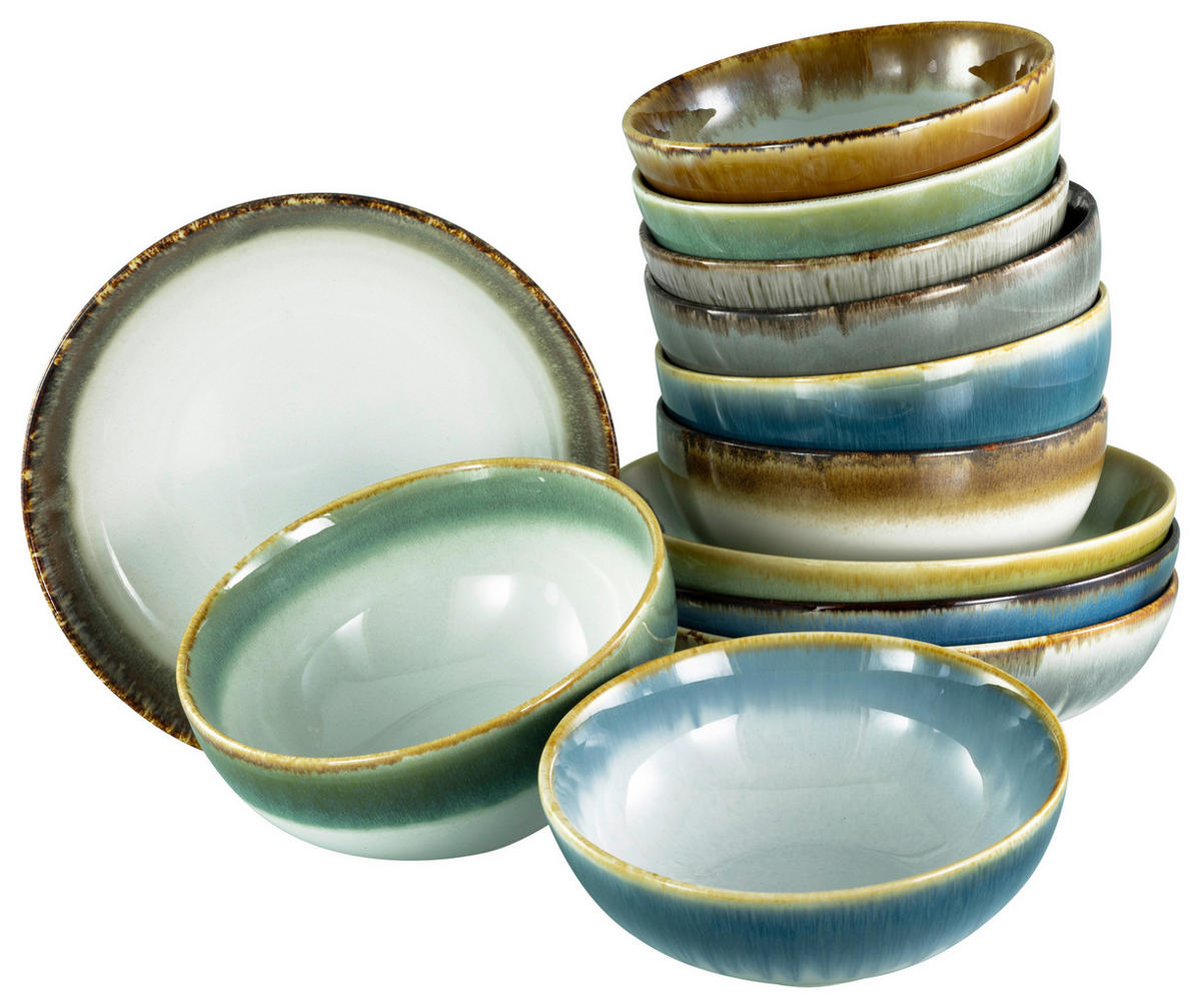 CreaTable Mehrzweckschalen Cascade bunt Steinzeug Cascade - bunt - CreaTable