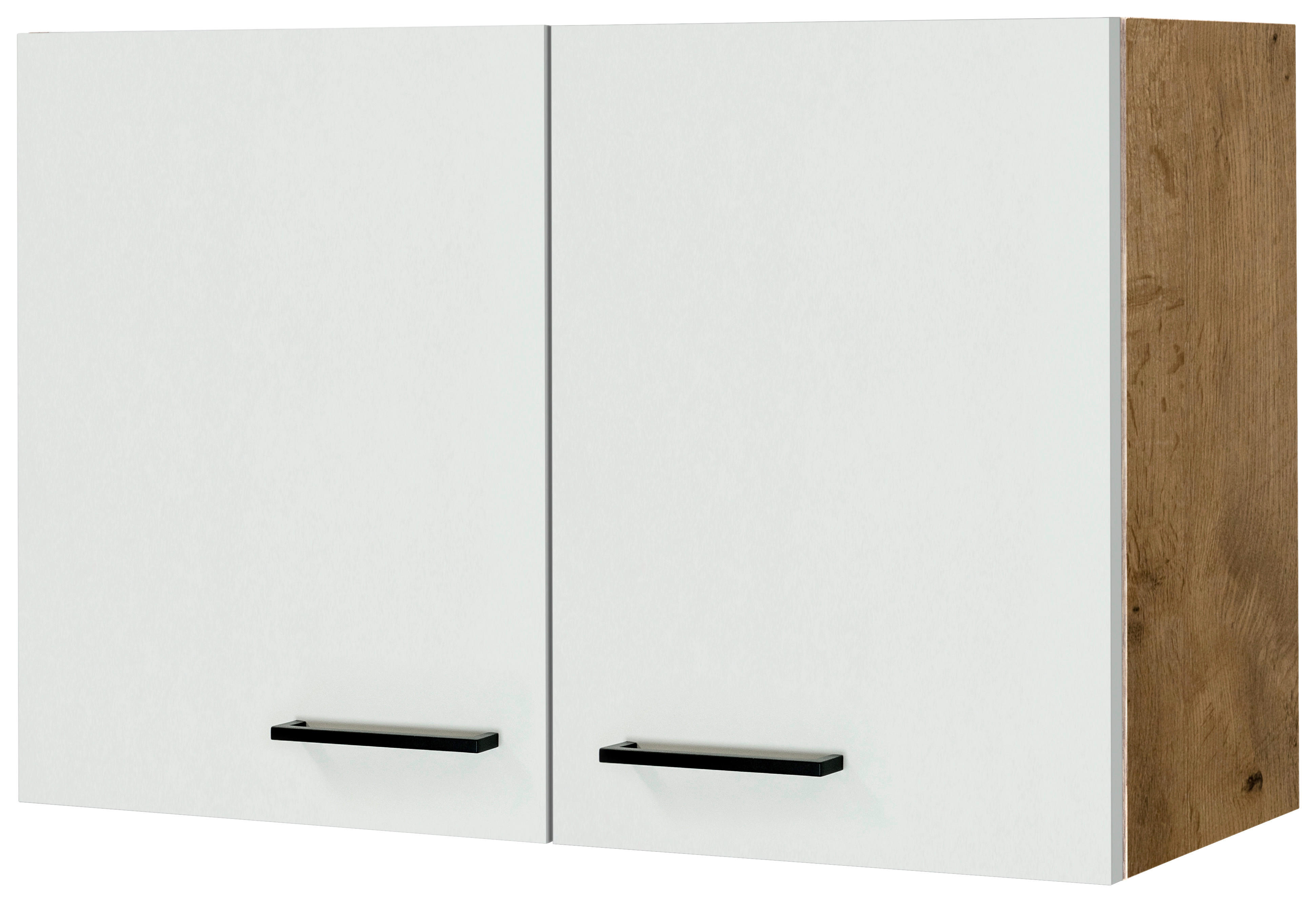 Hängeschrank Avila Magnolie matt B/H/T: ca. 80x54,8x32 cm Avila - schwarz/Oak (80,00/54,80/32,00cm) - Flex-Well