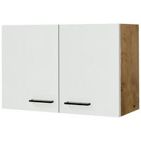 Hängeschrank Avila Magnolie matt B/H/T: ca. 80x54,8x32 cm Avila - schwarz/Oak (80,00/54,80/32,00cm) - Flex-Well