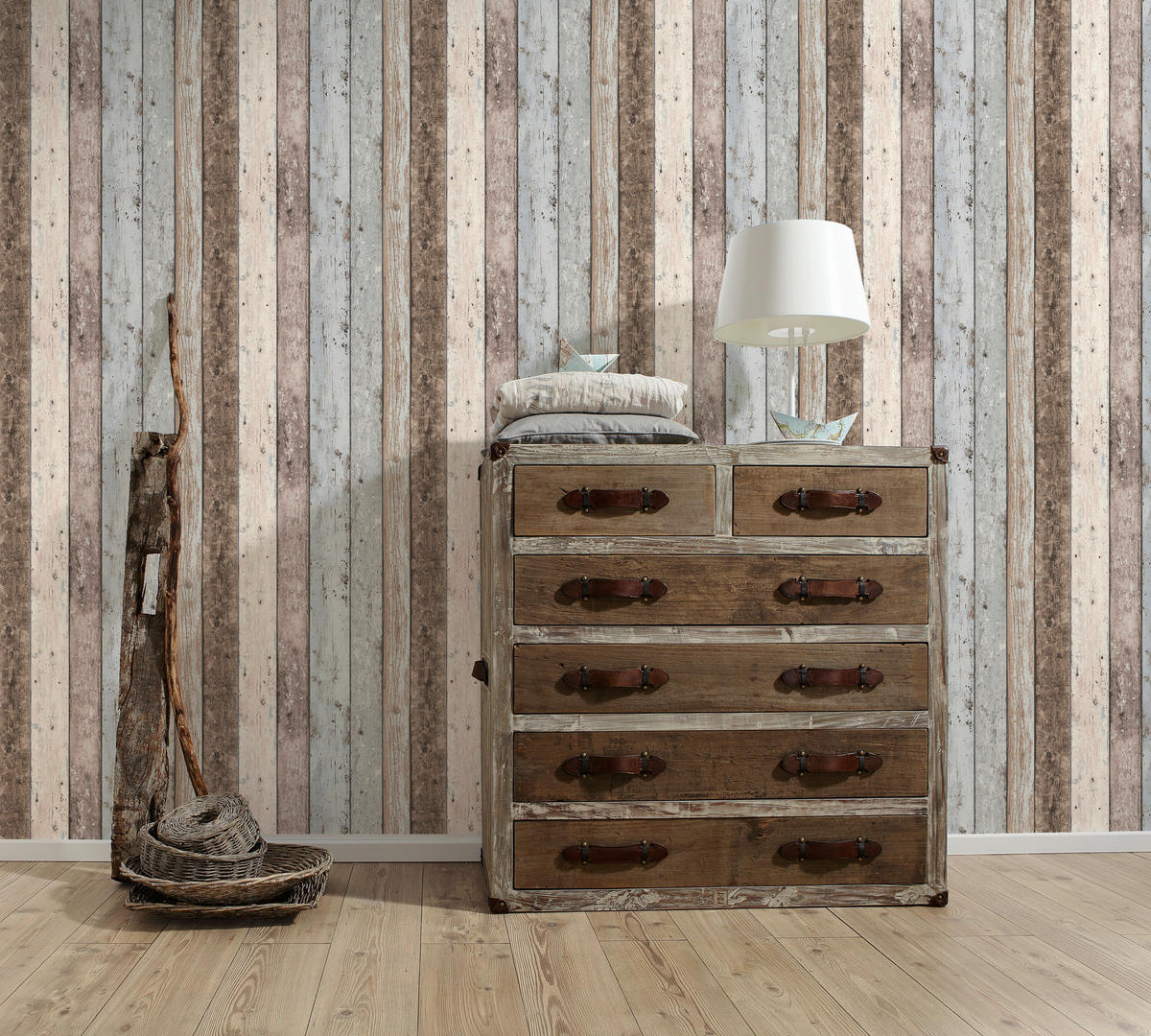 A.S.Creation Vliestapete Best of Wood`n Stone 2nd Edition Holzoptik braun B/L: ca. 53x1005 cm Best of Wood`n Stone 2nd Edition - braun (53,00/1005,00cm) - A.S.Creation