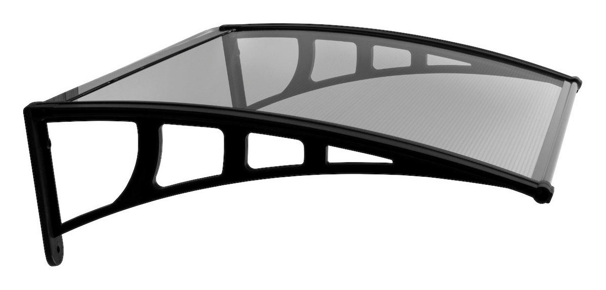 BURTAS VORDACH Vordach transparent B/H/L: ca. 120x23x70 cm Vordach_GRDN0033 - transparent (70,00/120,00/23,00cm) - BURTAS VORDACH