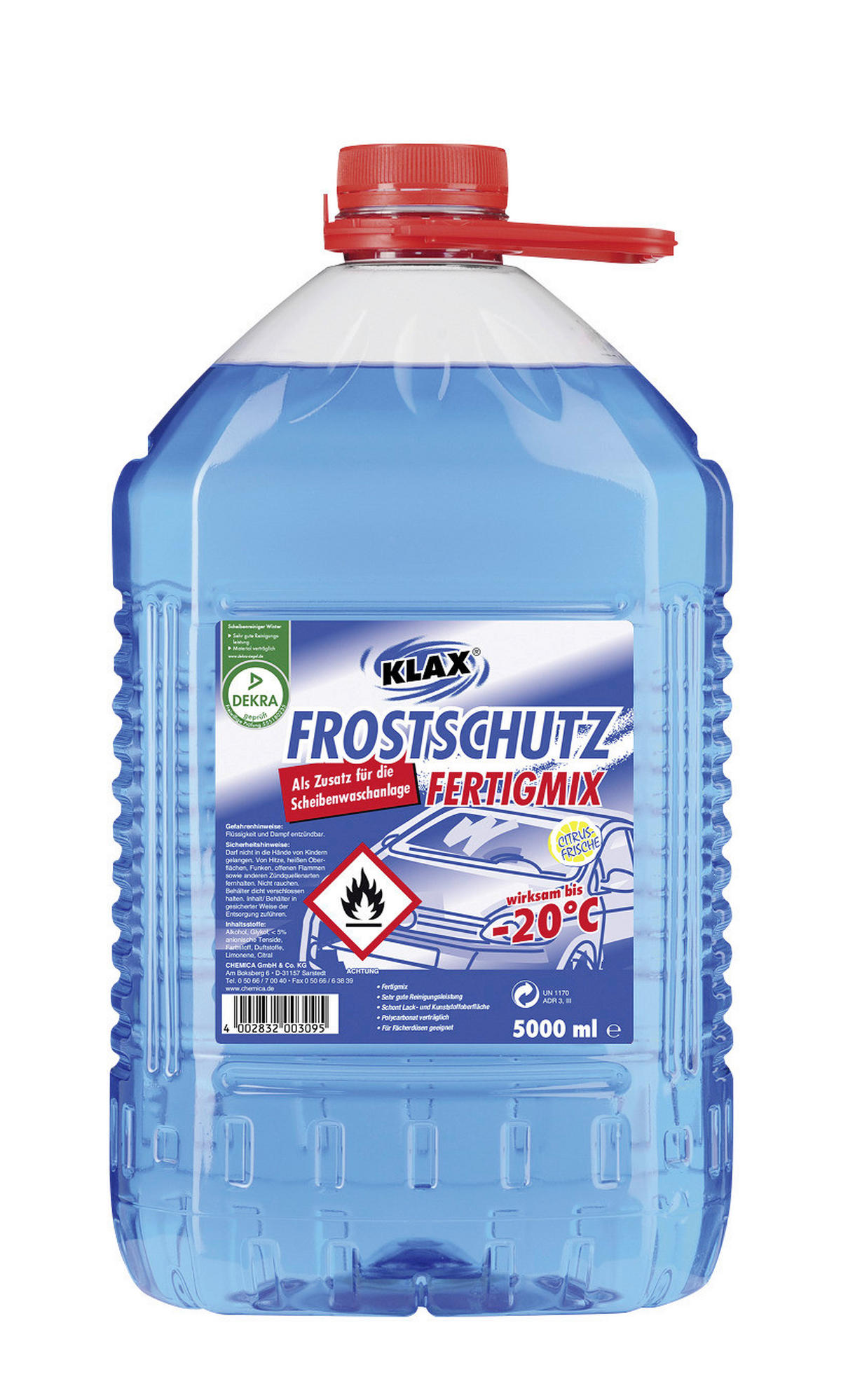 KLAX Frostschutz ca. 5 l Scheibenfrostschutz 5l - (5,00l) - KLAX